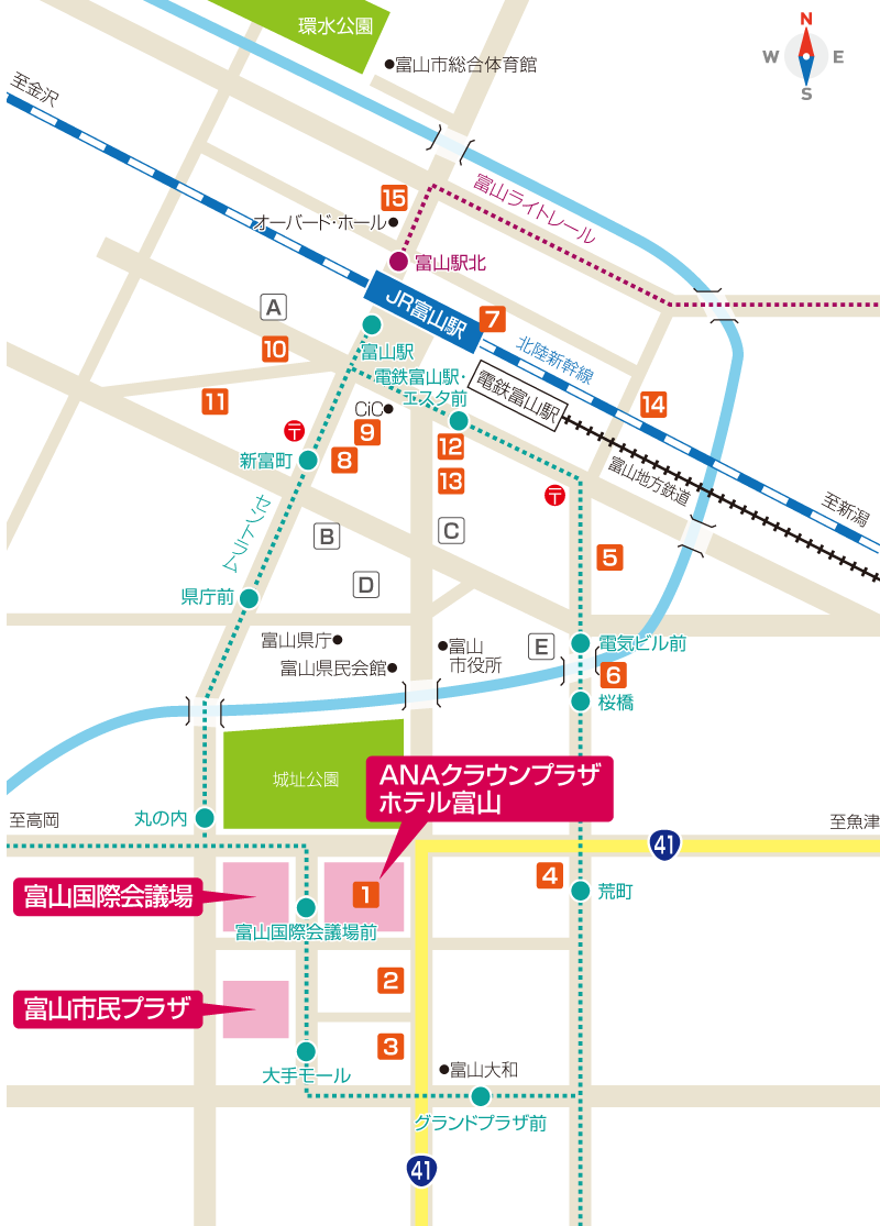 ホテル案内図